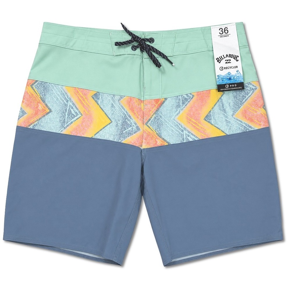 Billabong Tribong Pro Board Shorts - NWT Mens Size 36 Blue / Multi - #49923-M10